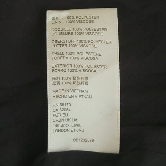 NWT Free People Black Floral Open Back Aries Mini Dress Or Tunic Size Large - Picture 8 of 11